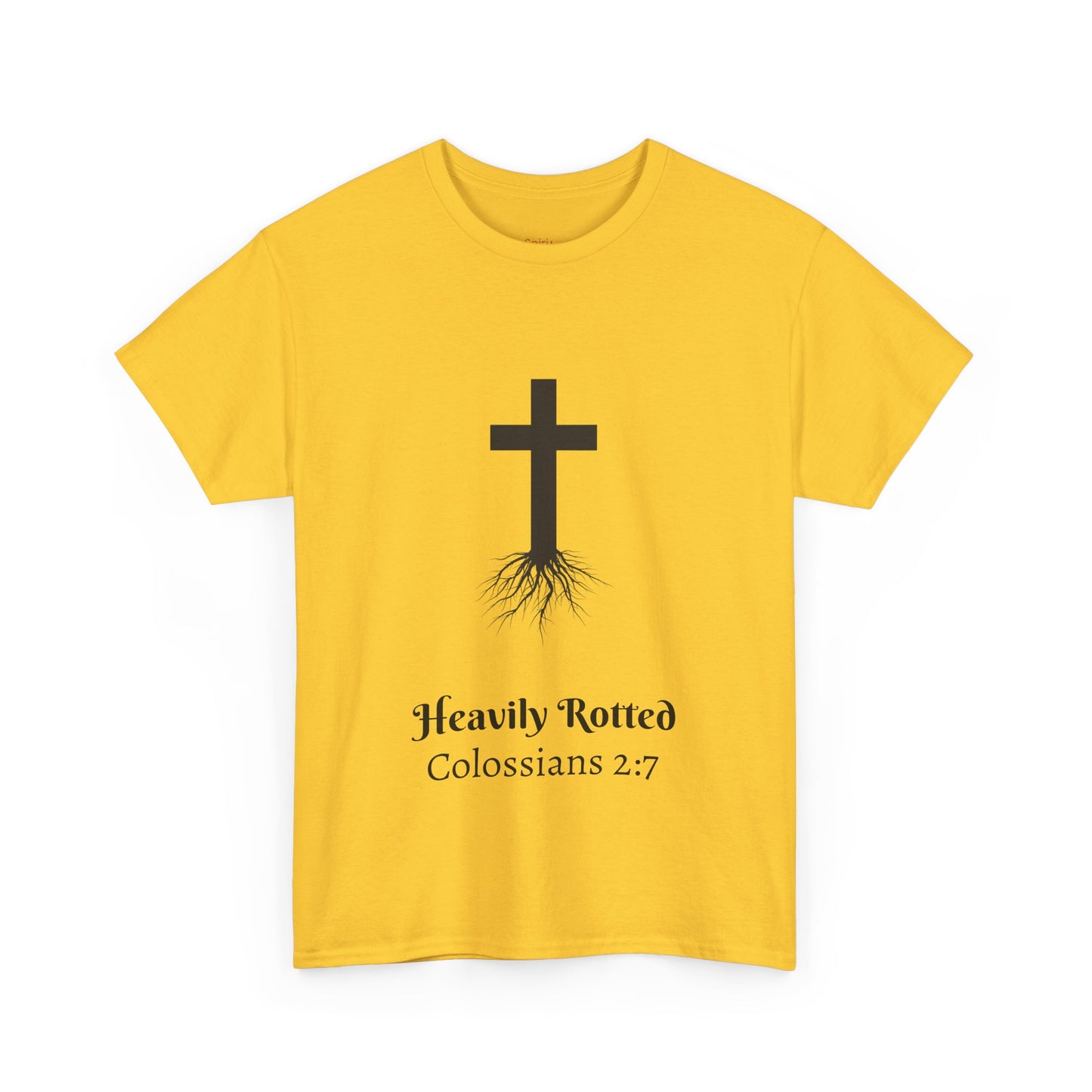 Copy of Heavily Rooted Tree Tee | Unisex Heavy Cotton T-Shirt, Inspirational T-Shirt, Nature Tee, Faith Based Apparel, Gift for Nature Lovers