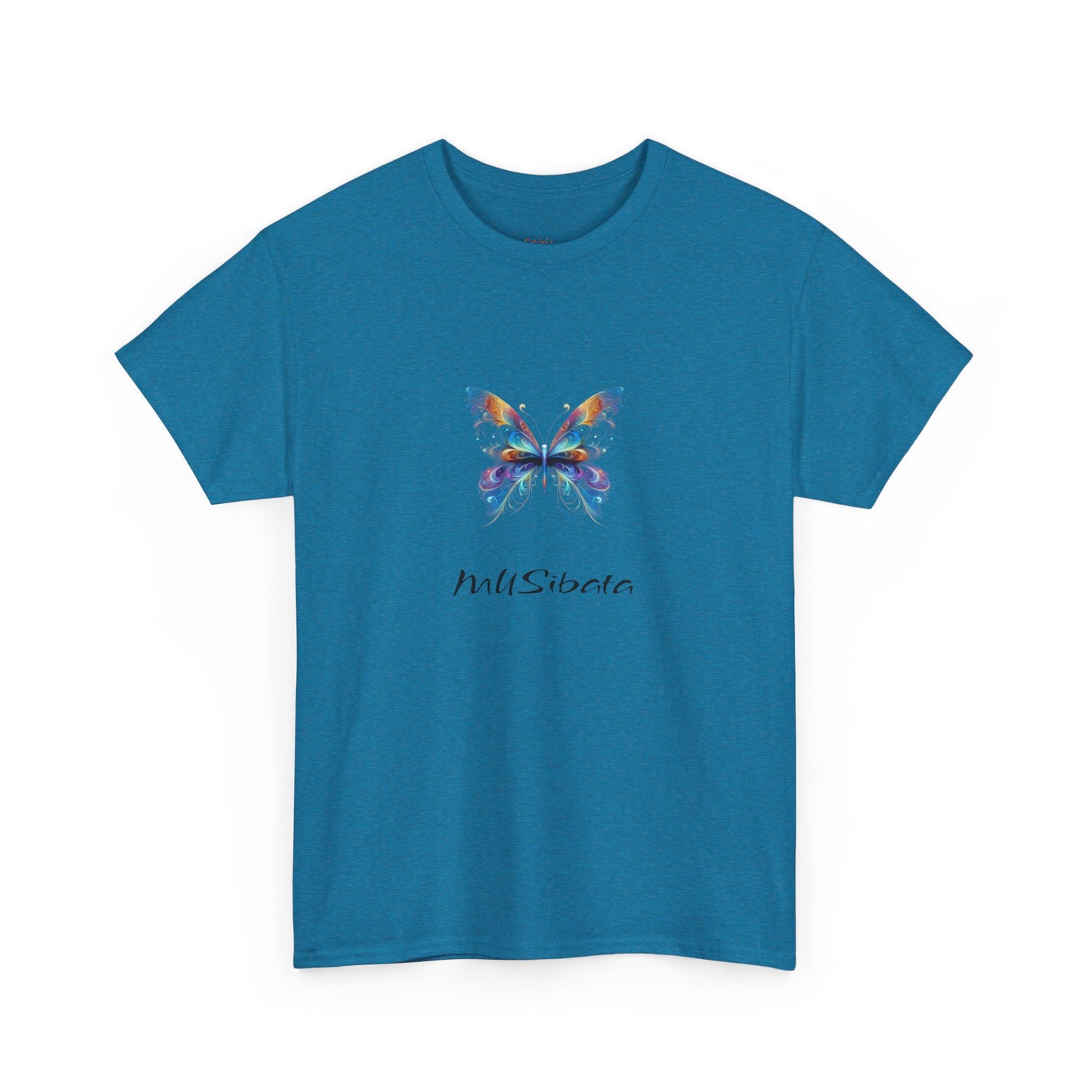 Butterfly Vibe Unisex Heavy Cotton Tee | Unique Graphic Shirt, Spring Fashion, Gift for Her, Casual Wear, Everyday Style