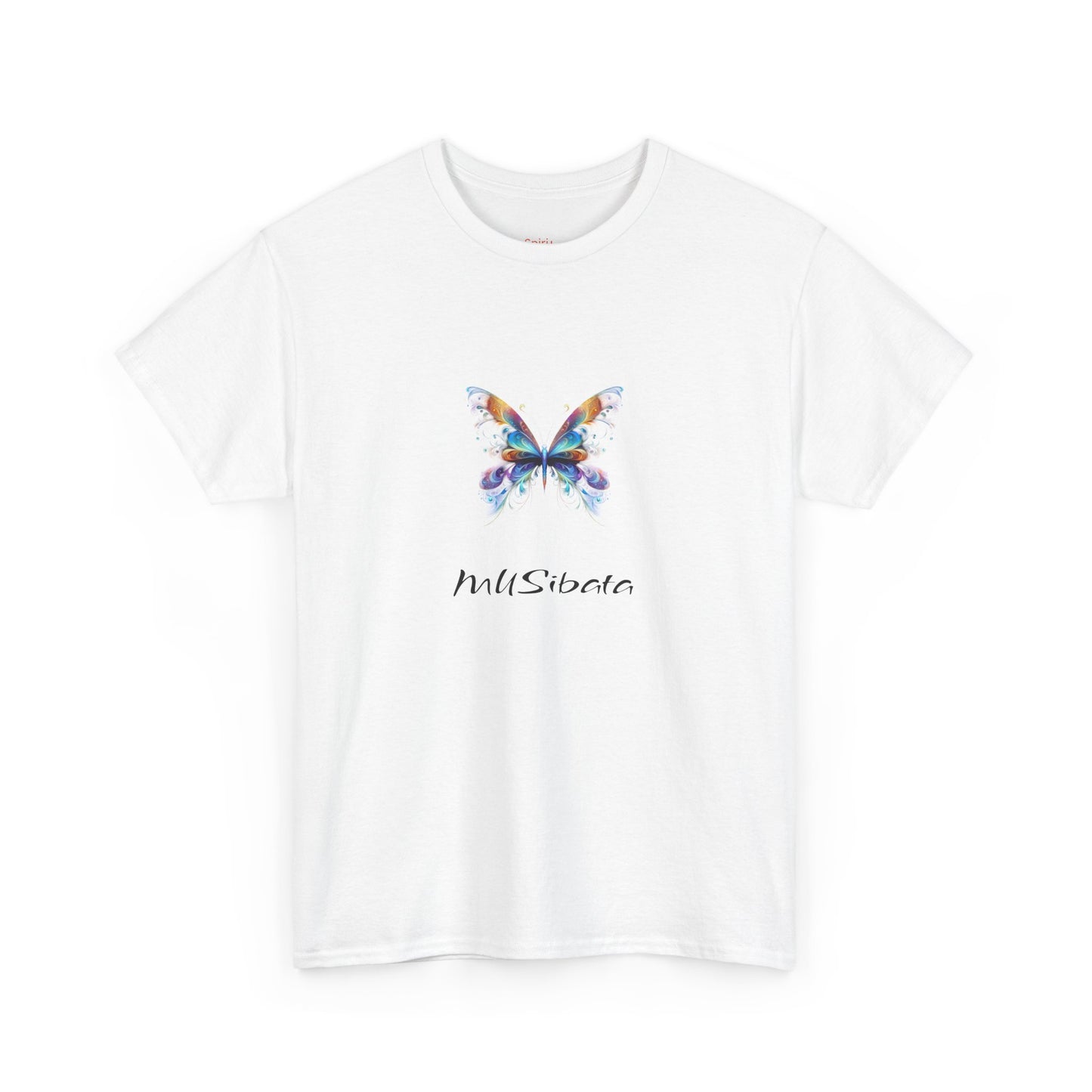 Butterfly Vibe Unisex Heavy Cotton Tee | Unique Graphic Shirt, Spring Fashion, Gift for Her, Casual Wear, Everyday Style
