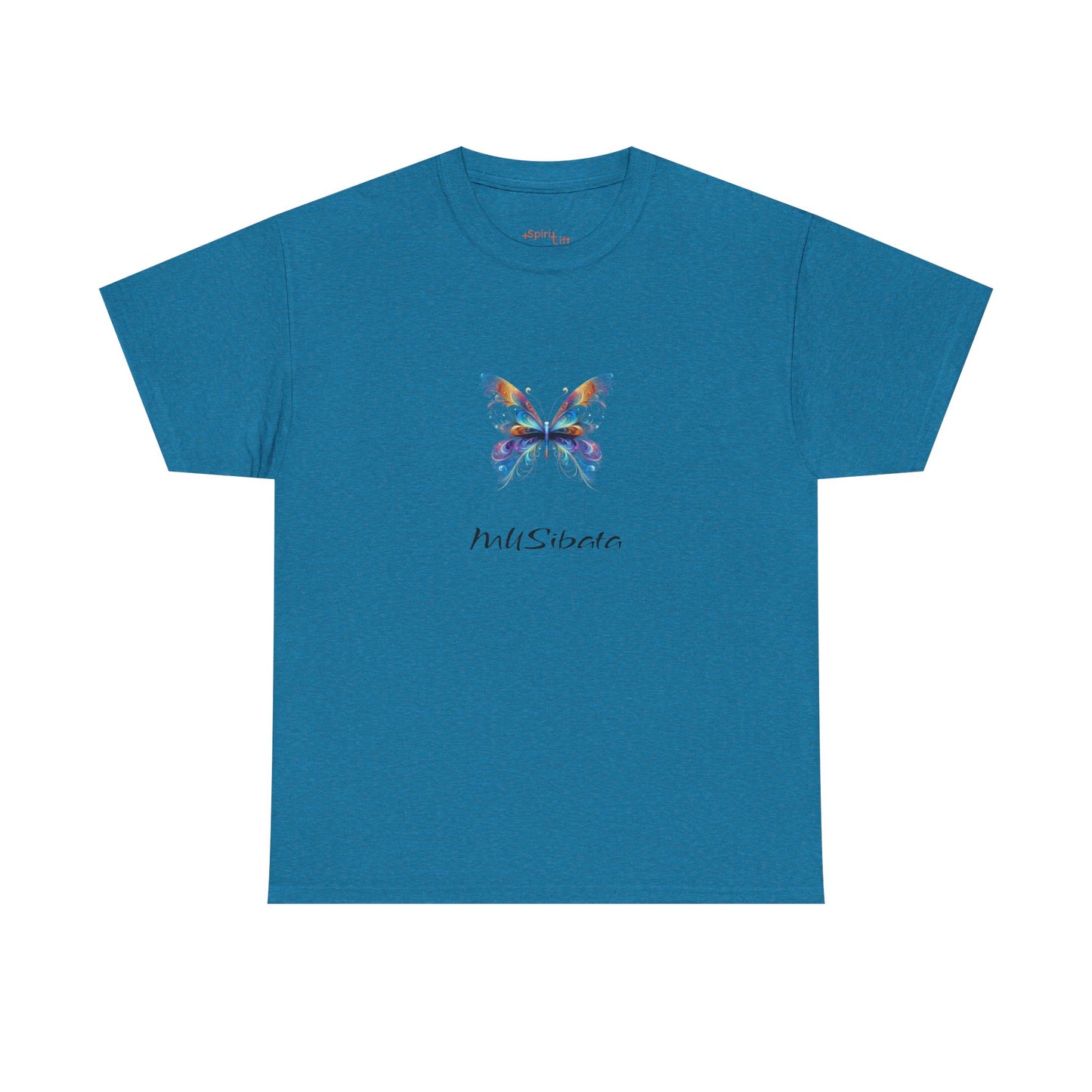 Butterfly Vibe Unisex Heavy Cotton Tee | Unique Graphic Shirt, Spring Fashion, Gift for Her, Casual Wear, Everyday Style